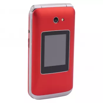 Sulankstomas telefonas Olympia VITUS 4G – 2,8 colio (7,11 cm) LCD, Bluetooth, FM radijas, 147 g, Raudonas