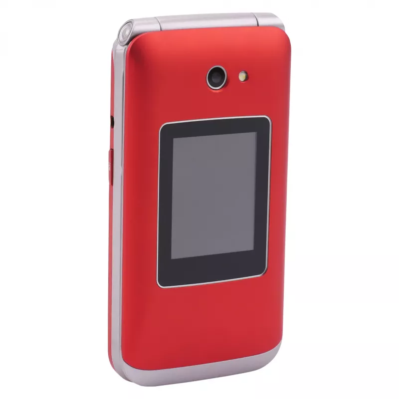 Sulankstomas telefonas Olympia VITUS 4G – 2,8 colio (7,11 cm) LCD, Bluetooth, FM radijas, 147 g, Raudonas