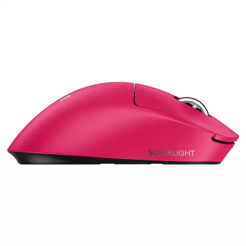 Pelė Logitech G 910-007374 dešinei rankai RF belaidė optinė 44 000 DPI 1 ms 5 mygtukai violetinė
