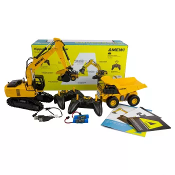Amewi Kipper & Kettenbager 2in1 rinkinys 1:24 RTR 6+