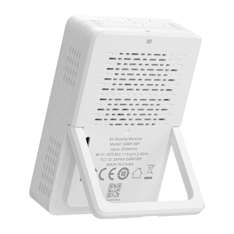 Sonoff AirGuard CO2 SAWF-08P WiFi LCD oro kokybės matuoklis