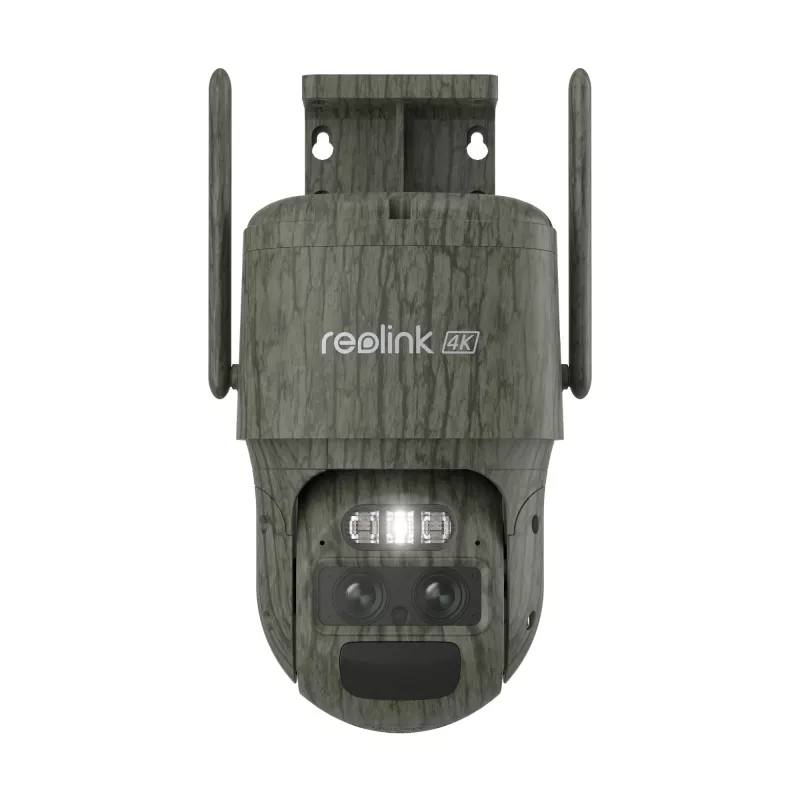 Reolink TrackMix Series G770 su saulės baterija 2 4G LTE dviejų objektyvų baterinė apsaugos kamera