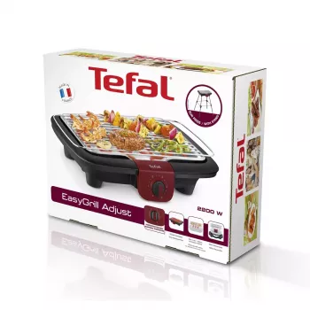 Stalinė elektrinė grilio kaitlentė Tefal BG90F5 juoda nerūdijantis plienas 2300 W