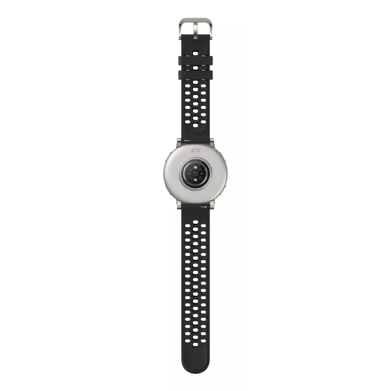 Išmanusis laikrodis Amazfit Active 3 — 1,32 colio (3,35 cm) AMOLED 466×466 px, GPS, 365 mAh, silikoninis dirželis