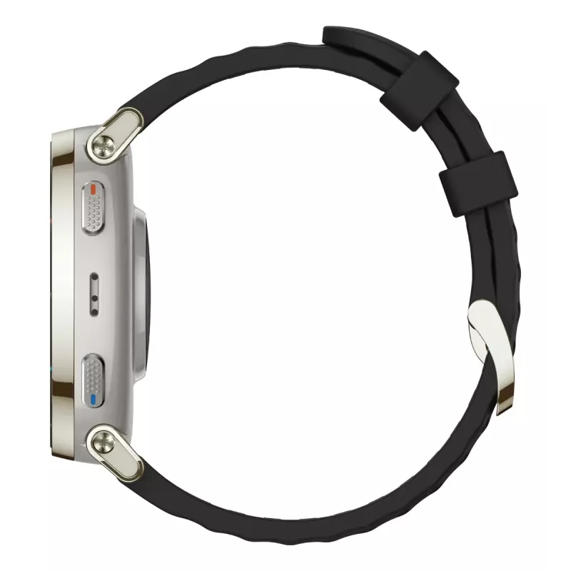 Išmanusis laikrodis Amazfit Active 3 — 1,32 colio (3,35 cm) AMOLED 466×466 px, GPS, 365 mAh, silikoninis dirželis
