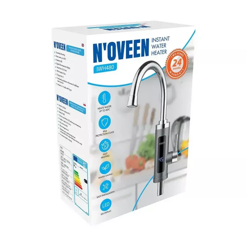 NOVEEN IWH480 – momentinis elektrinis vandens šildytuvas be bako