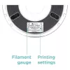3D spausdinimo medžiaga Polymaker PD03001 juoda 1 kg 1.75 mm