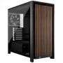 CORSAIR FRAME 4000D RS Wood vidutinis bokštinis kompiuterio korpusas — juoda/riešutas