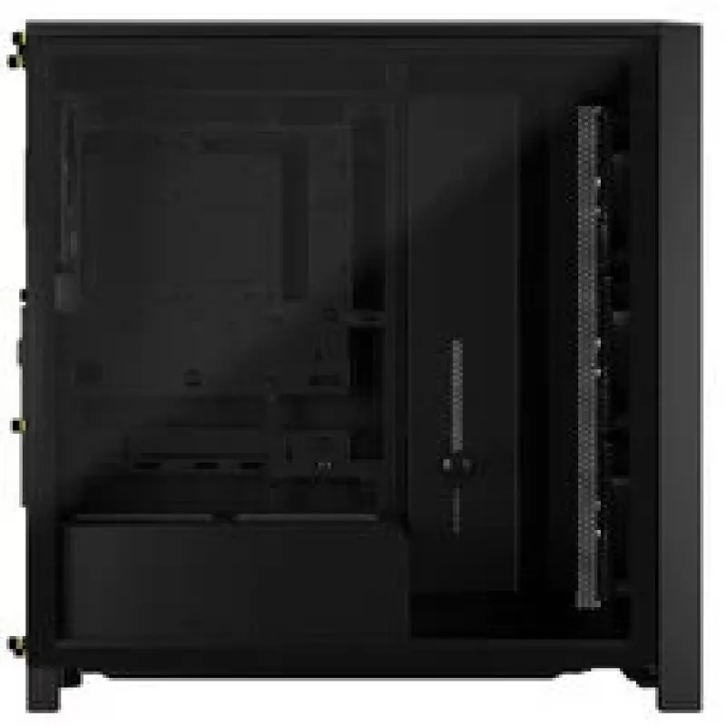 CORSAIR FRAME 4000D RS Wood vidutinis bokštinis kompiuterio korpusas — juoda/riešutas