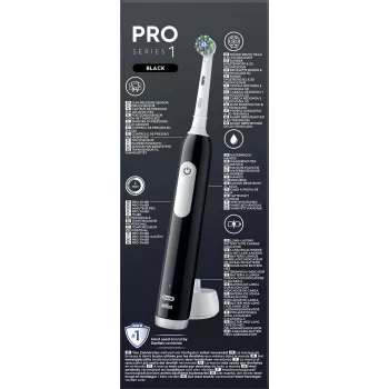 Elektrinis dantų šepetėlis BRAUN Oral-B Pro Series 1, juodas