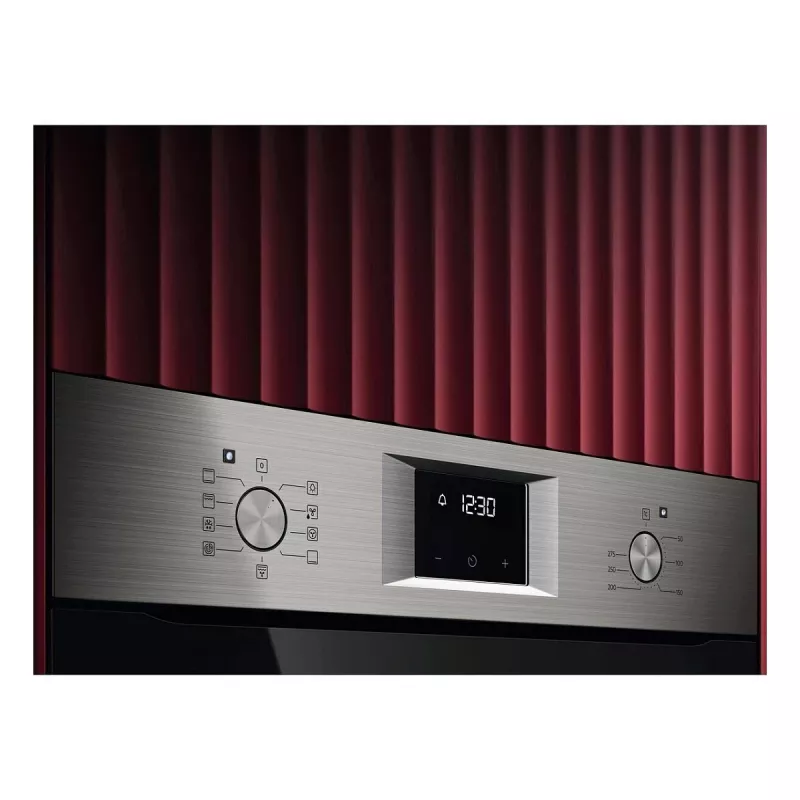 Įmontuojama elektrinė orkaitė AEG Series 5000 OU5AB20SM — 72 L, A+, nerūdijantis plienas/juoda, liečiamasis ir sukamasis valdymas
