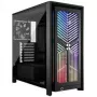 Corsair FRAME 4000X RS Mid-Tower PC korpusas juodas RGB ventiliatoriai 4x RS120 PWM
