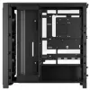 Corsair FRAME 4000X RS Mid-Tower PC korpusas juodas RGB ventiliatoriai 4x RS120 PWM