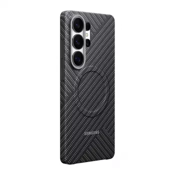 Samsung Carbon Magnet Dėklas Galaxy S26 Ultra, tamsiai pilka