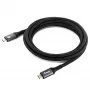 EQUIP USB4 Gen 2x2 C–C laidas 3,0m, PD 100W, 4K/60Hz, 20Gbps, juodas