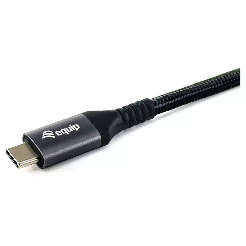 EQUIP USB4 Gen 2x2 C–C laidas 3,0m, PD 100W, 4K/60Hz, 20Gbps, juodas