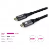 EQUIP USB4 Gen 2x2 C–C laidas 3,0m, PD 100W, 4K/60Hz, 20Gbps, juodas