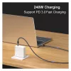 EQUIP USB4 Gen 2x2 C–C laidas 3,0m, PD 100W, 4K/60Hz, 20Gbps, juodas