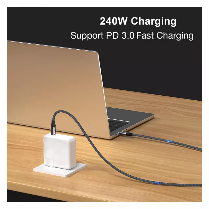 EQUIP USB4 Gen 2x2 C–C laidas 3,0m, PD 100W, 4K/60Hz, 20Gbps, juodas