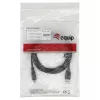 EQUIP USB 2.0 C į A laidas M/M 0,5 m, USB 2.0, 0,48 Gbit/s, nikeliuoti kontaktai, juoda