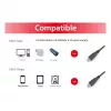 Laidas EQUIP USB 2.0 Type-C į Type-C M/M 0,3 m PD 60W, 0,48 Gbit/s, nikeliuoti kontaktai, juodas
