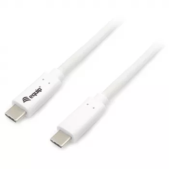 EQUIP USB 3.2 Gen 1 Type-C į Type-C laidas 0,5 m PD 60 W 5 Gbps baltas