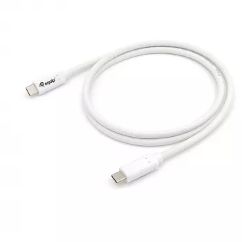 EQUIP USB 3.2 Gen 1 Type-C į Type-C laidas 0,5 m PD 60 W 5 Gbps baltas