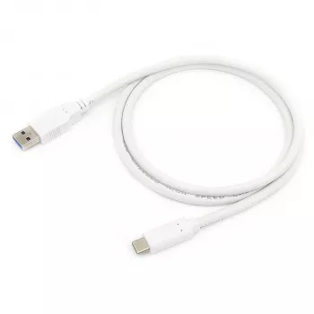 USB 3.2 Gen 1 C į A laidas EQUIP 0,5 m 5 Gbps baltas (USB-C į USB-A, nikeliuoti kontaktai)