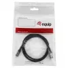 USB4 Gen3x2 C–C kabelis EQUIP 128380, 0,5 m, PD 3.1 240W, 40 Gbps, 8K/60Hz, juodas