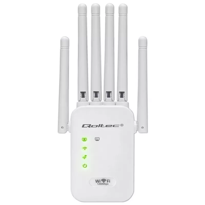 Wi-Fi signalo stiprintuvas QOLTEC AC1200