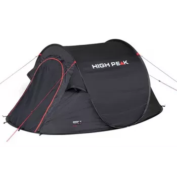 Palapinė tunelinė High Peak Vision 3 Black 10290