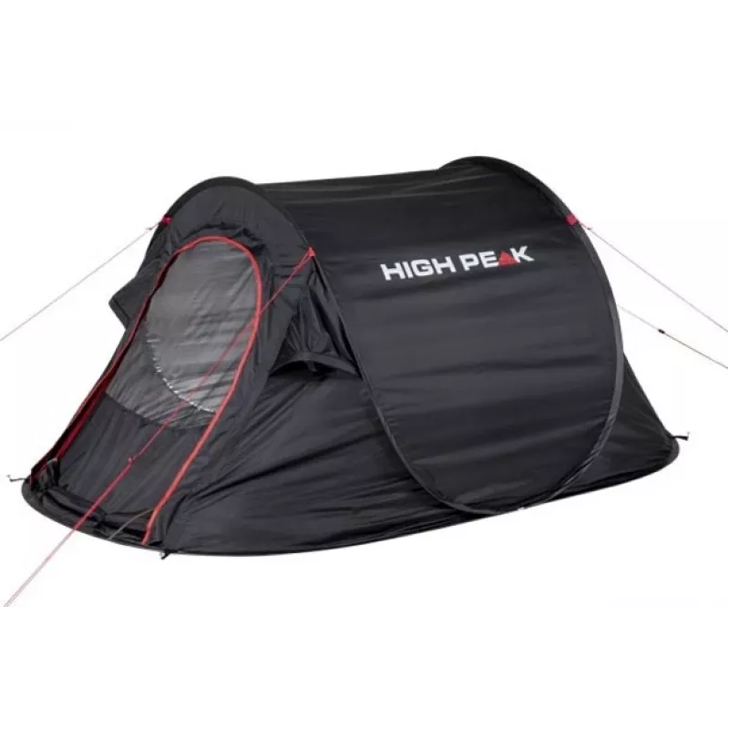 Palapinė tunelinė High Peak Vision 3 Black 10290