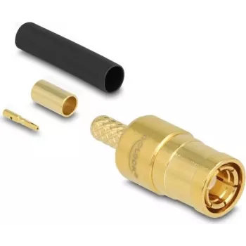 DELOCK SMB kištukas 91786 užspaudimui RG-174 ir RG-316 su termosusitraukiančiu vamzdeliu