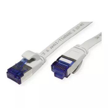 VALUE Patch Cable Cat.6A (Class EA) FTP, itin plokščias, pilkas, 2 m