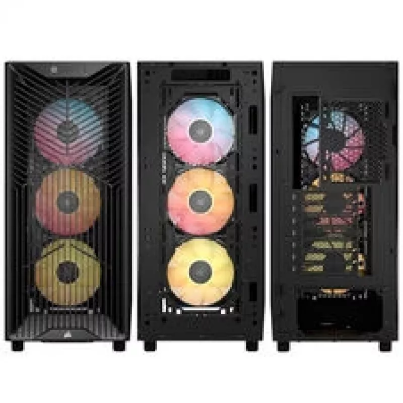 Corsair 3200D RS ARGB Mid-Tower Performance Case Black - korpusas - ATX
