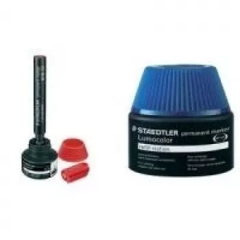 Markerio pildymo rašalas Staedtler Lumocolor 488 50-3, mėlynas, nuolatinis, 30 ml