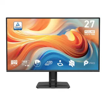 Monitorius MSI Pro MP272 E14C 27 colių IPS LED Full HD 1920×1080 4 ms 300 cd/m² Įmontuoti garsiakalbiai Juodas