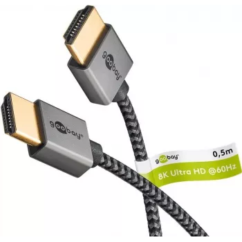 Goobay Slim Ultra High-Speed HDMI kabelis - 8K/60Hz (75756)