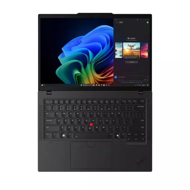 Nešiojamas kompiuteris Lenovo ThinkPad T14 Gen 6 (AMD) – AMD Ryzen AI 5 PRO 340, 14 colių WUXGA, 32 GB DDR5, 512 GB SSD, Windows 11 Pro, juodas