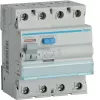 Apsauginis nuotėkio srovės relė Hager CD441J 30 mA 4×40 A AC