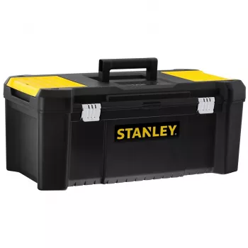 Dėžė įrankiams STANLEY Esential 26 colių – nešiojamas metalinis įrankių saugojimas, vienas skyrius