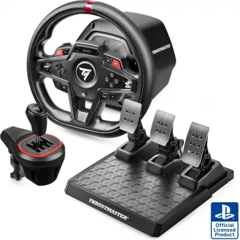 Lenkratis su Force Feedback Thrustmaster T248R su pavarų perjungimo bloku PS5/PC