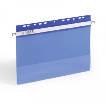 Durable 2561-06 Kabantis segtuvas A4 plastikinis mėlynas permatomas