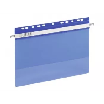 Durable 2561-06 Kabantis segtuvas A4 plastikinis mėlynas permatomas