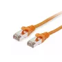 Tinklo kabelis Equip Cat.6 S/FTP Patch Cable RJ-45 50 m Oranžinis