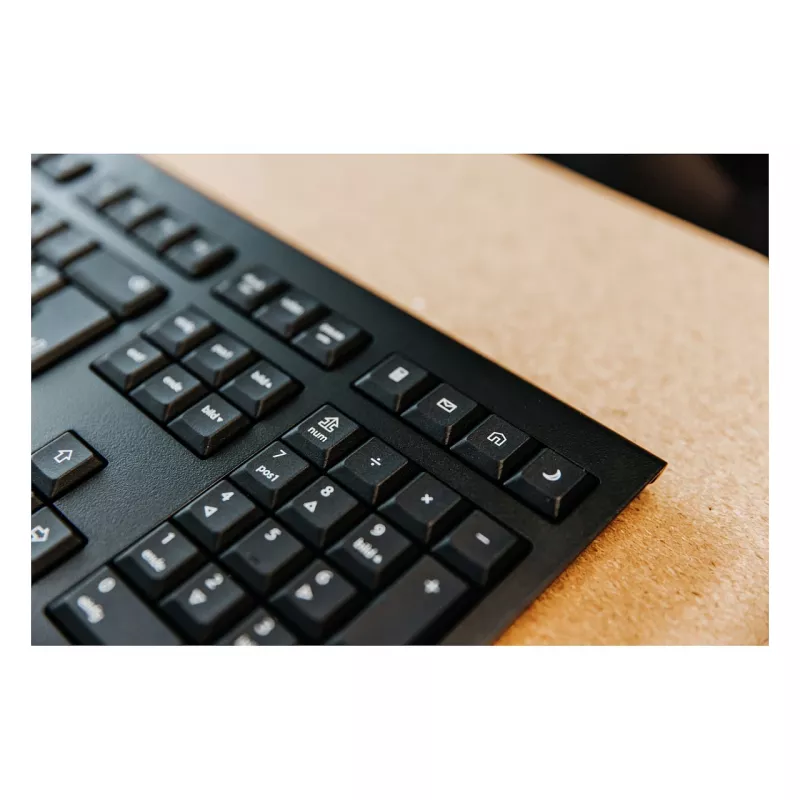 Belaidė klaviatūra Cherry KW 3000 Universal RF Wireless QWERTY portugališka juoda