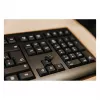 Belaidė klaviatūra Cherry KW 3000 Universal RF Wireless QWERTY portugališka juoda