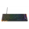 Mechaninė žaidimų klaviatūra Cherry K5 Pro TMR Compact — 65 % QWERTY US, laidinė USB, RGB, juoda/oranžinė