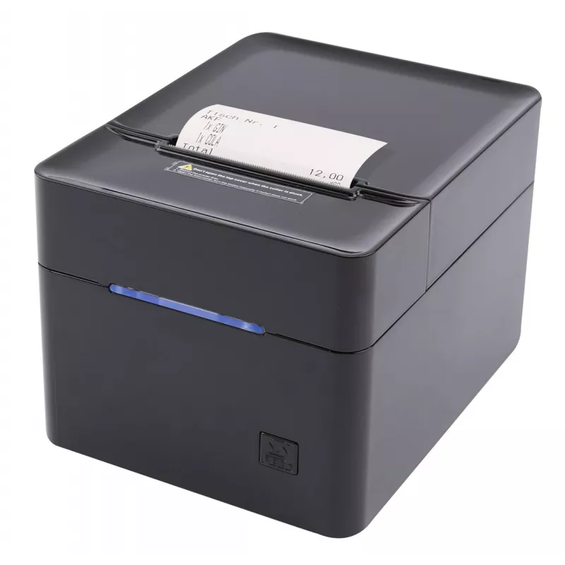 Termospausdintuvas kvitams Olympia 947990055 – tiesioginis terminis, 250 mm/s, 80 mm ritinys, USB Type-A, RS-232, juodas