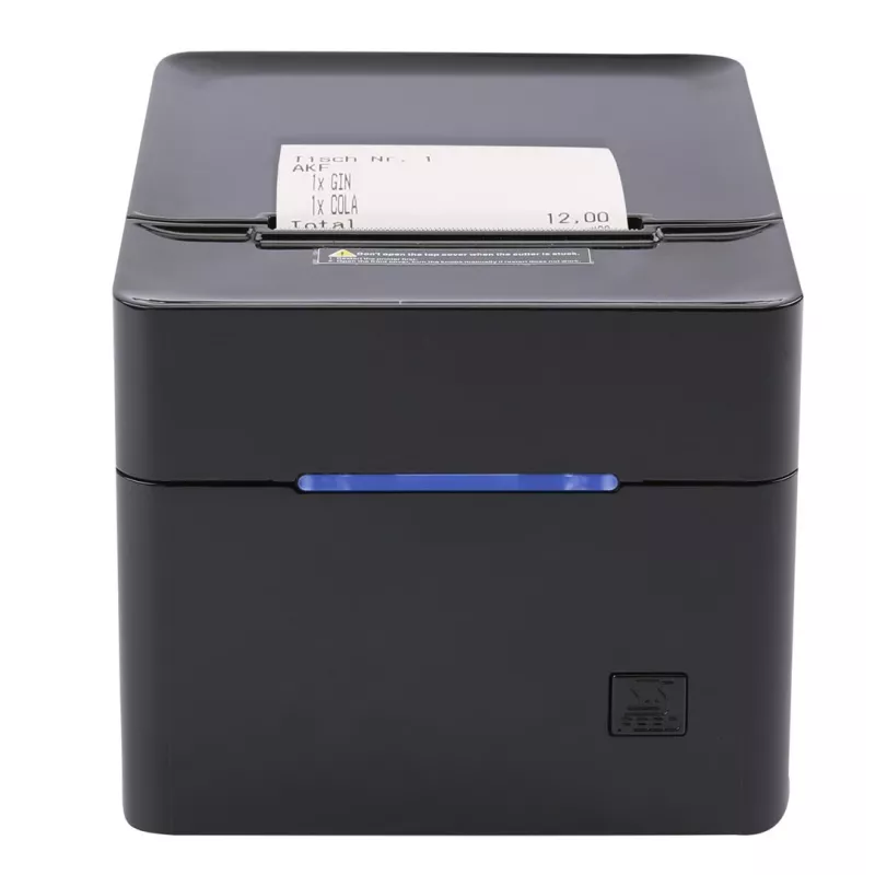 Termospausdintuvas kvitams Olympia 947990055 – tiesioginis terminis, 250 mm/s, 80 mm ritinys, USB Type-A, RS-232, juodas